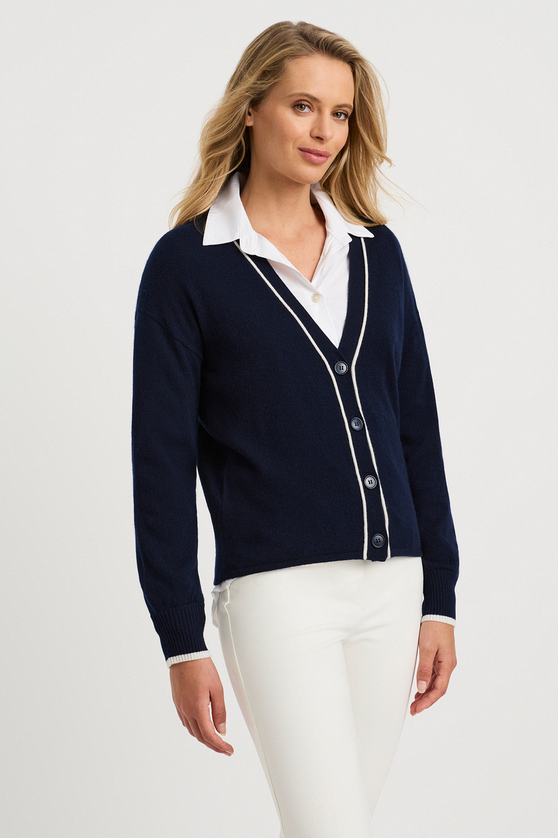 (NEEDLES) V NECK CARDIGAN 正規品新品未使用L size Needles（ニードルズ）〉別注 Nylon V/Neck Pocket Cardigan